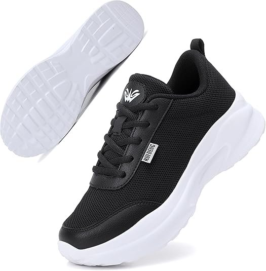 Women's Platform Walking Shoes Breathable Sneakers with Wide Toe Box