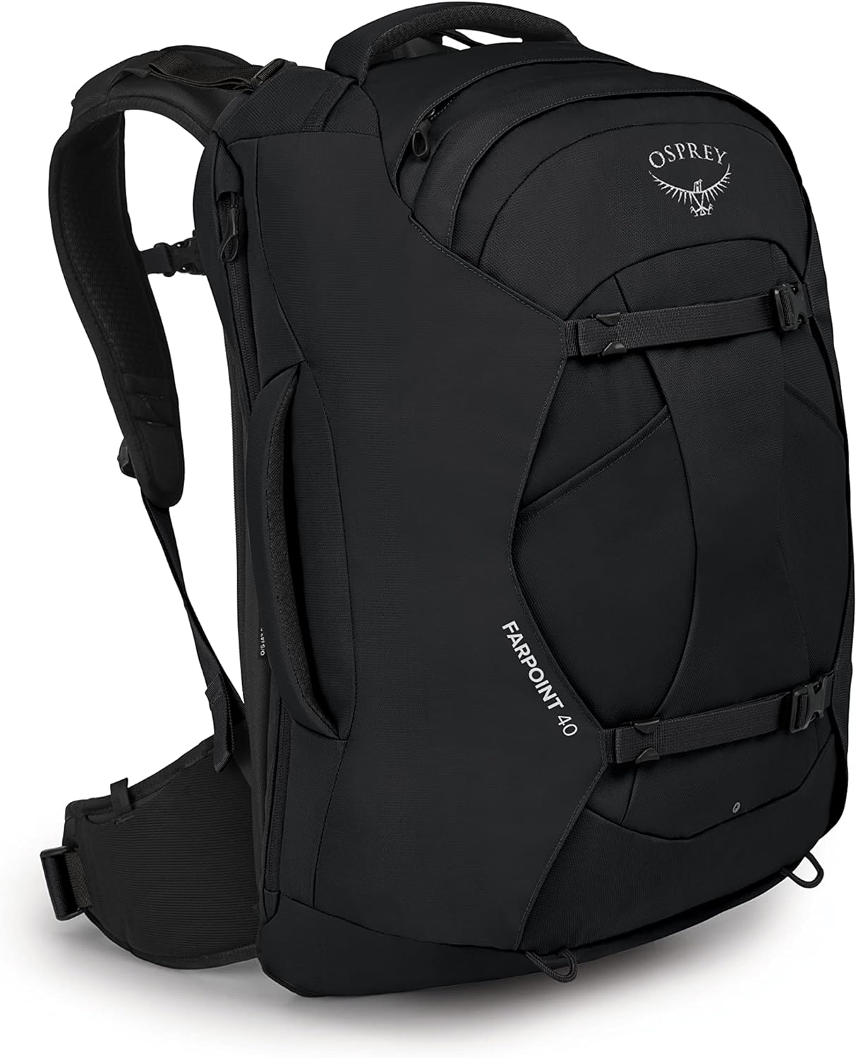Osprey Farpoint 40L Men's Travel Backpack, Black- pack in one day