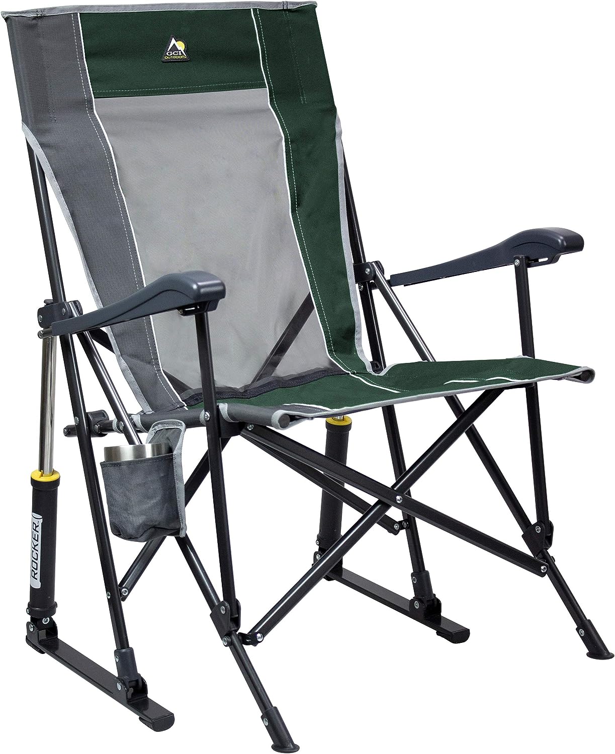 camping chair with a bottle pockets - pack in ne day