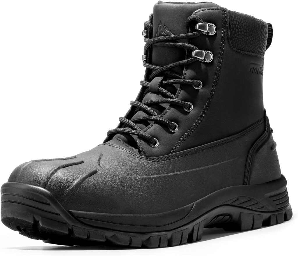 NORTIV 8 Mens Boots Lightweight Casual Waterproof Slip Resistance Work Boot