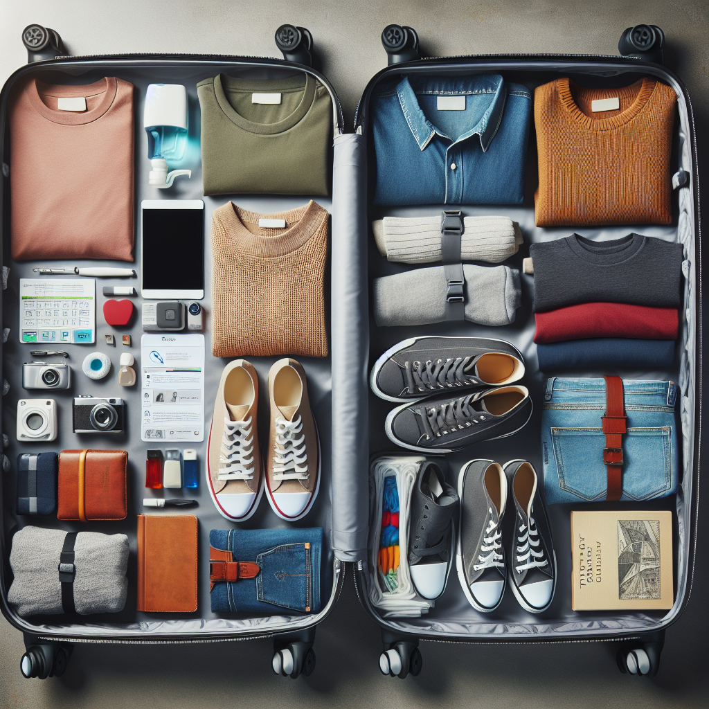 Packing Luggage tips- pack in one day