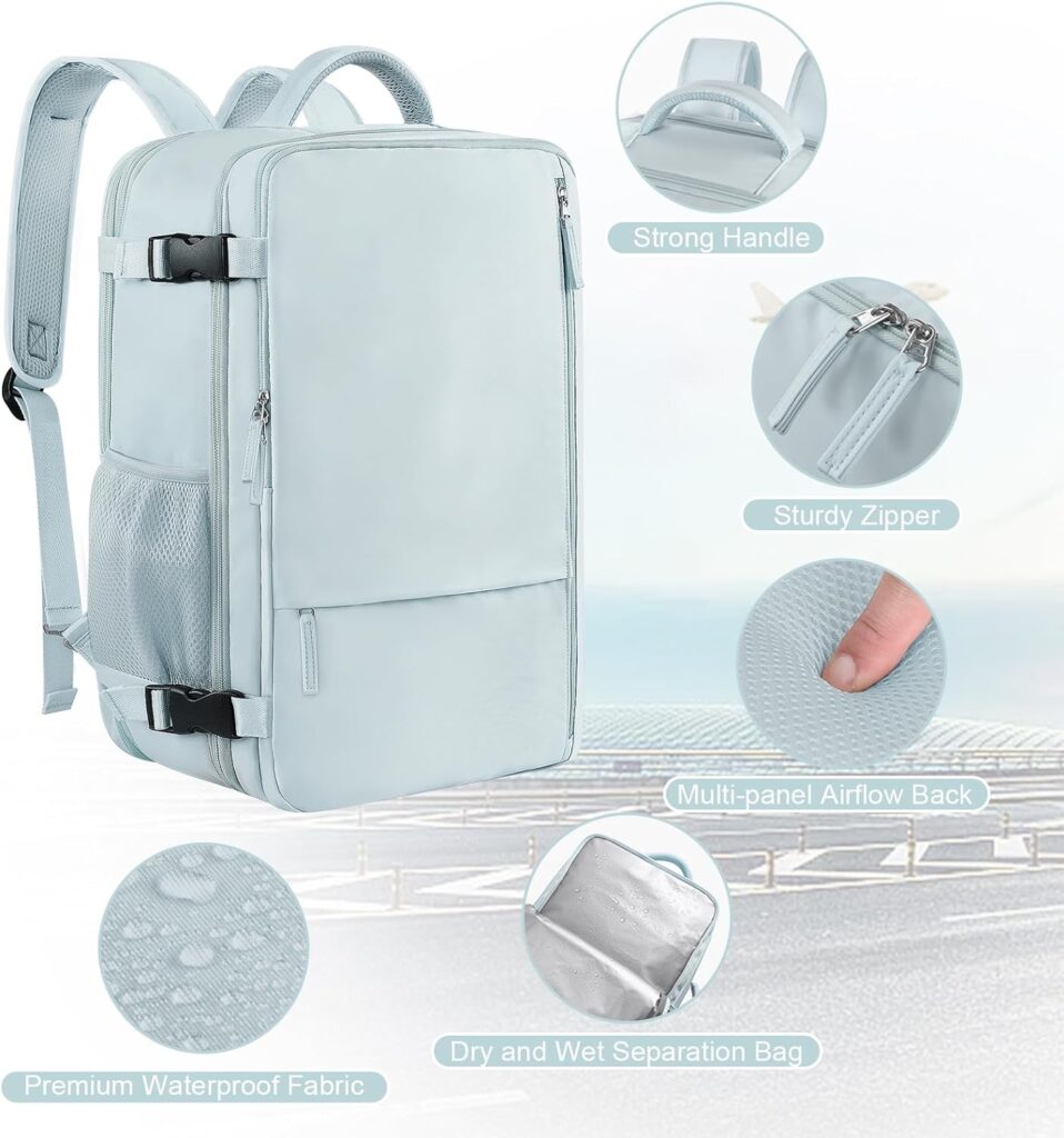 Medium Travel Backpacks for Women- pack in one day