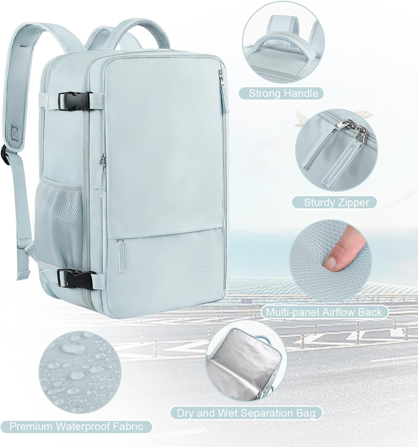 Women's Travel Backpacks pack in one day