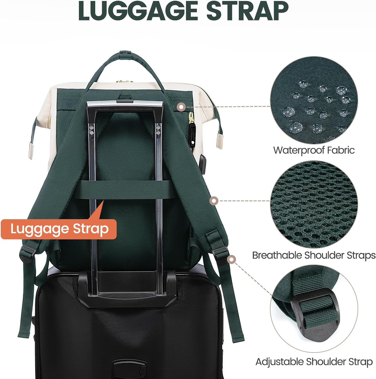 Women's Travel Bags for Work- pack in one day