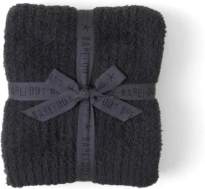 15 Best Luxury Christmas Gifts for Her in 2026 (Worth the Splurge) - Barefoot Dreams-CozyChic Ribbed Throw, Carbon, 54 x72