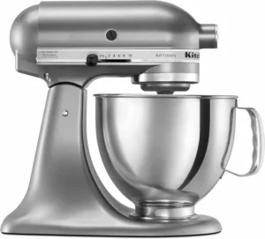 15 Best Luxury Christmas Gifts for Her in 2026 (Worth the Splurge) - KitchenAid Artisan, 5-Qt Tilt Head Stand Mixer, KSM150PS, Contour Silver